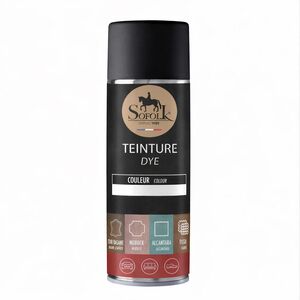TEINTURE POUR BASANE NEUVE OU DÉJÀ TEINTÉE EN AÉROSOL